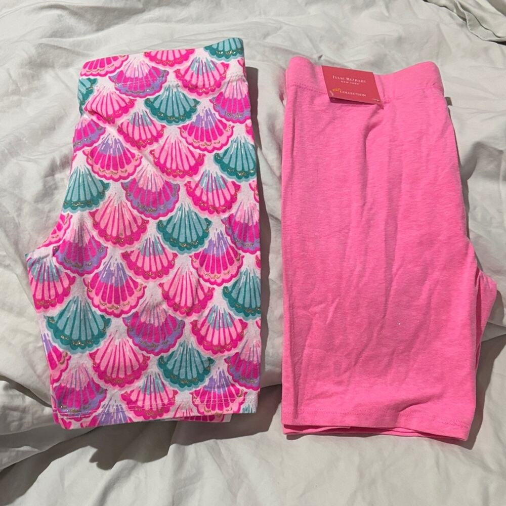 Isacc Mizrahi Pink 7/8 Tommy Bahama Multicolor seashell shorts Kids Bottoms nwt